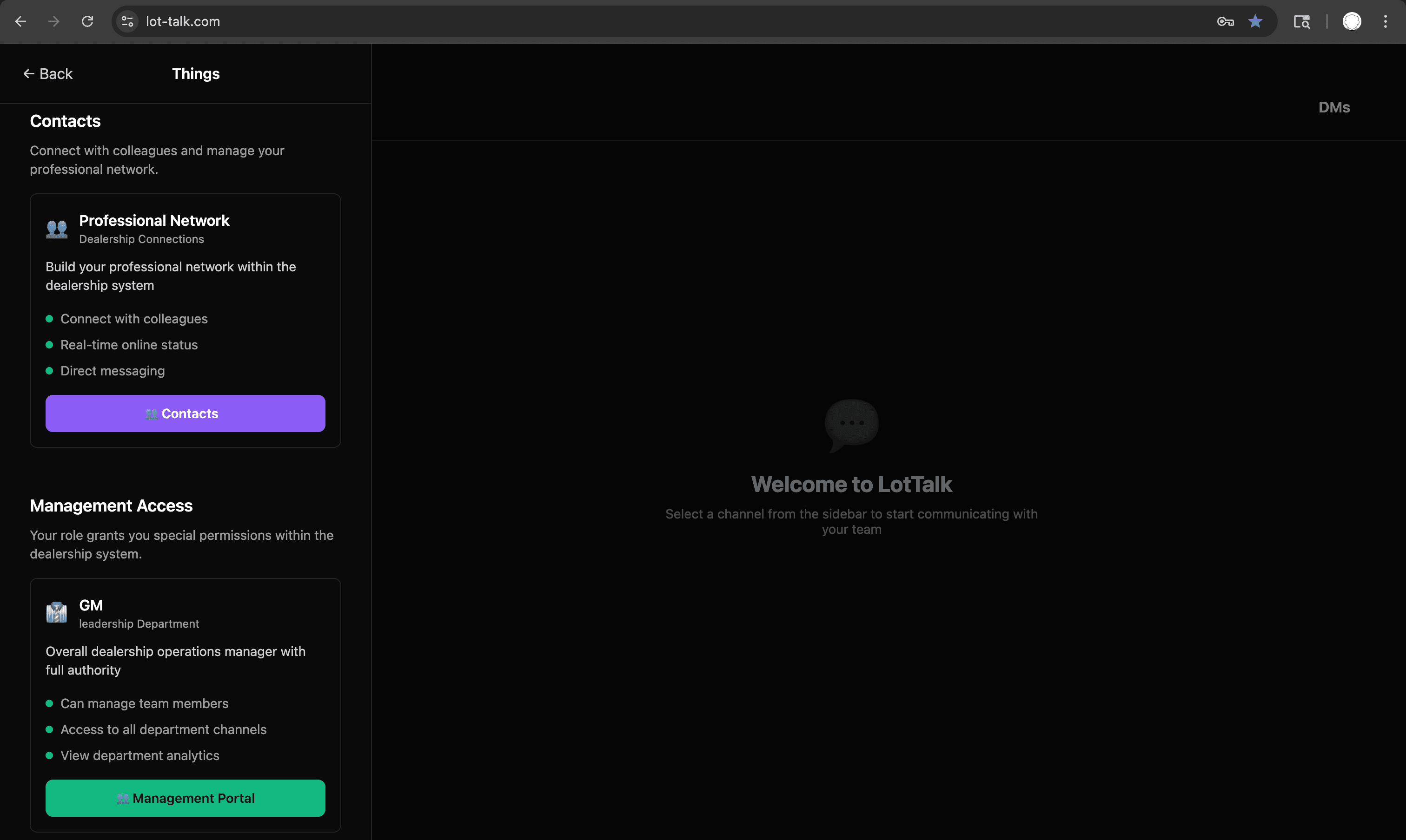 LotTalk related visuals